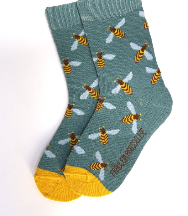 organic kids bee socks