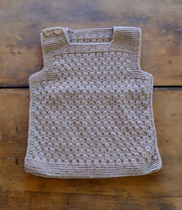 Hand Knit Wool Toddler Vest