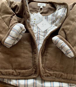 Konges Slojd Organic Corduroy Kids Quilt Jacket