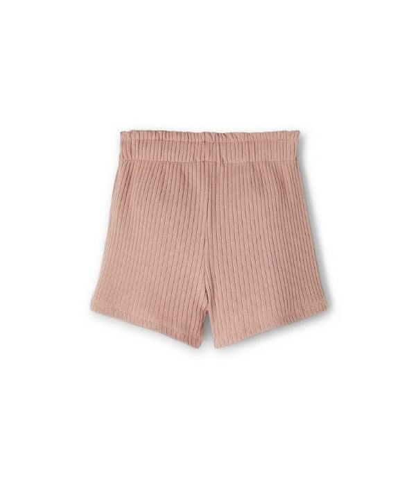 Lil' Atelier Organic Rib Girls Shorts